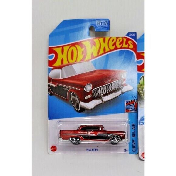 Hot Wheels Chevy Bel Air 4 Different Models / Rod Squad 2 models Lot of 6 Cool - Picture 3 of 7